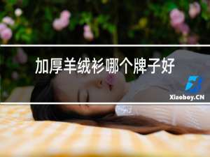 加厚羊绒衫哪个牌子好