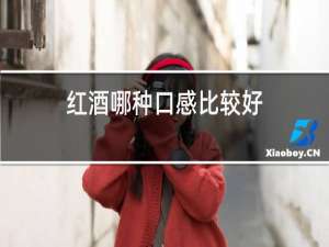 红酒那种口感比较好