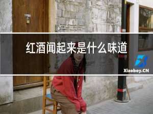 红酒闻起来是什么味道