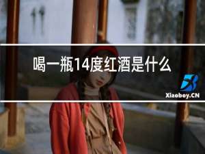 喝一瓶14度红酒是什么酒量