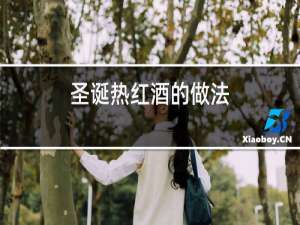 圣诞热红酒的做法
