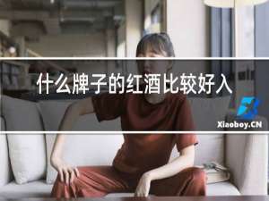 什么牌子的红酒比较好入口